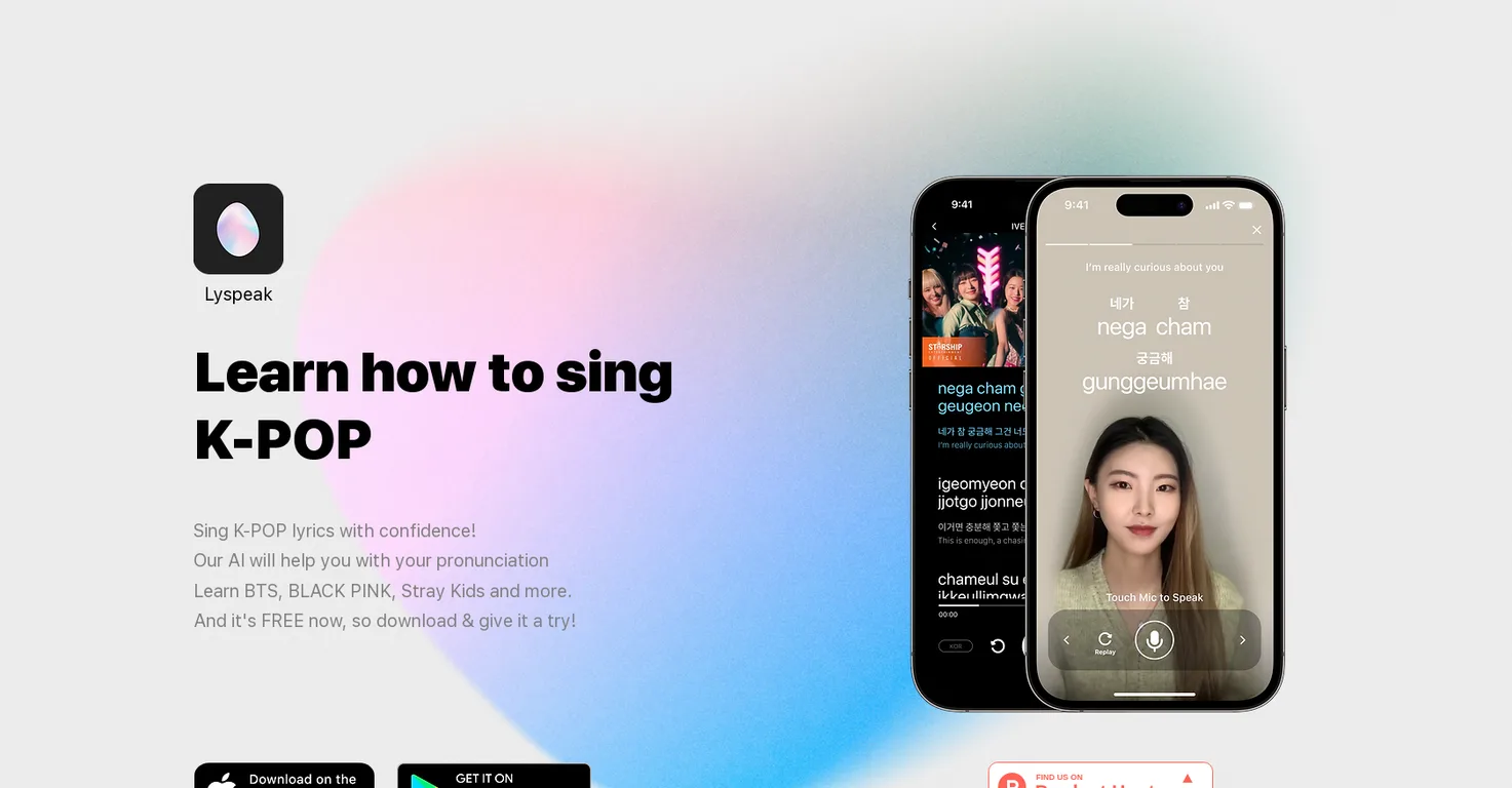 Lyspeak screenshot