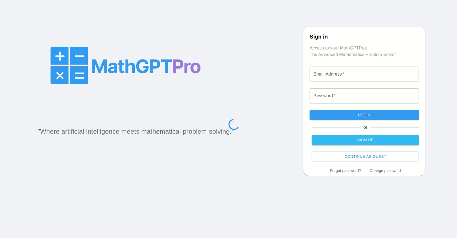 MathGPTPro screenshot
