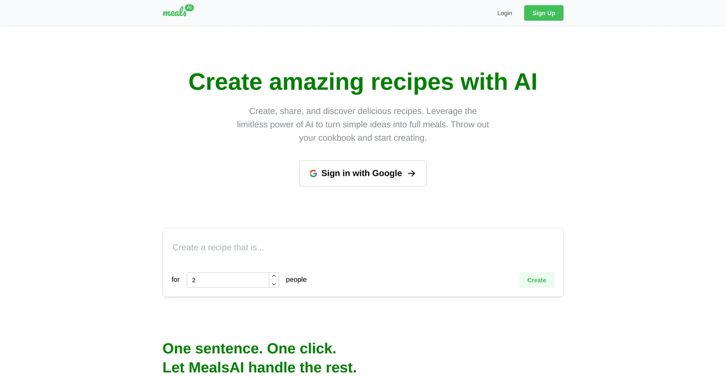 MealsAI screenshot
