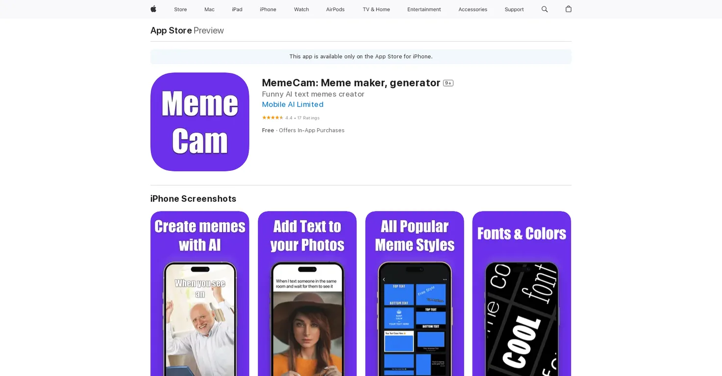 MemeCam screenshot