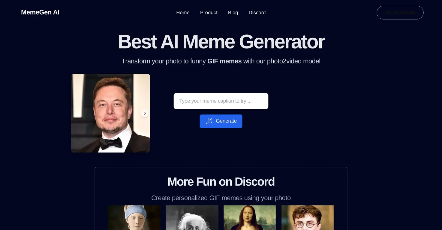 MemeGen AI screenshot