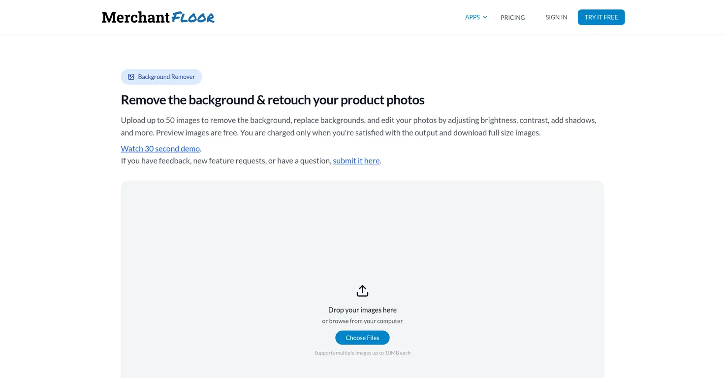Merchant Floor | Background Remover screenshot