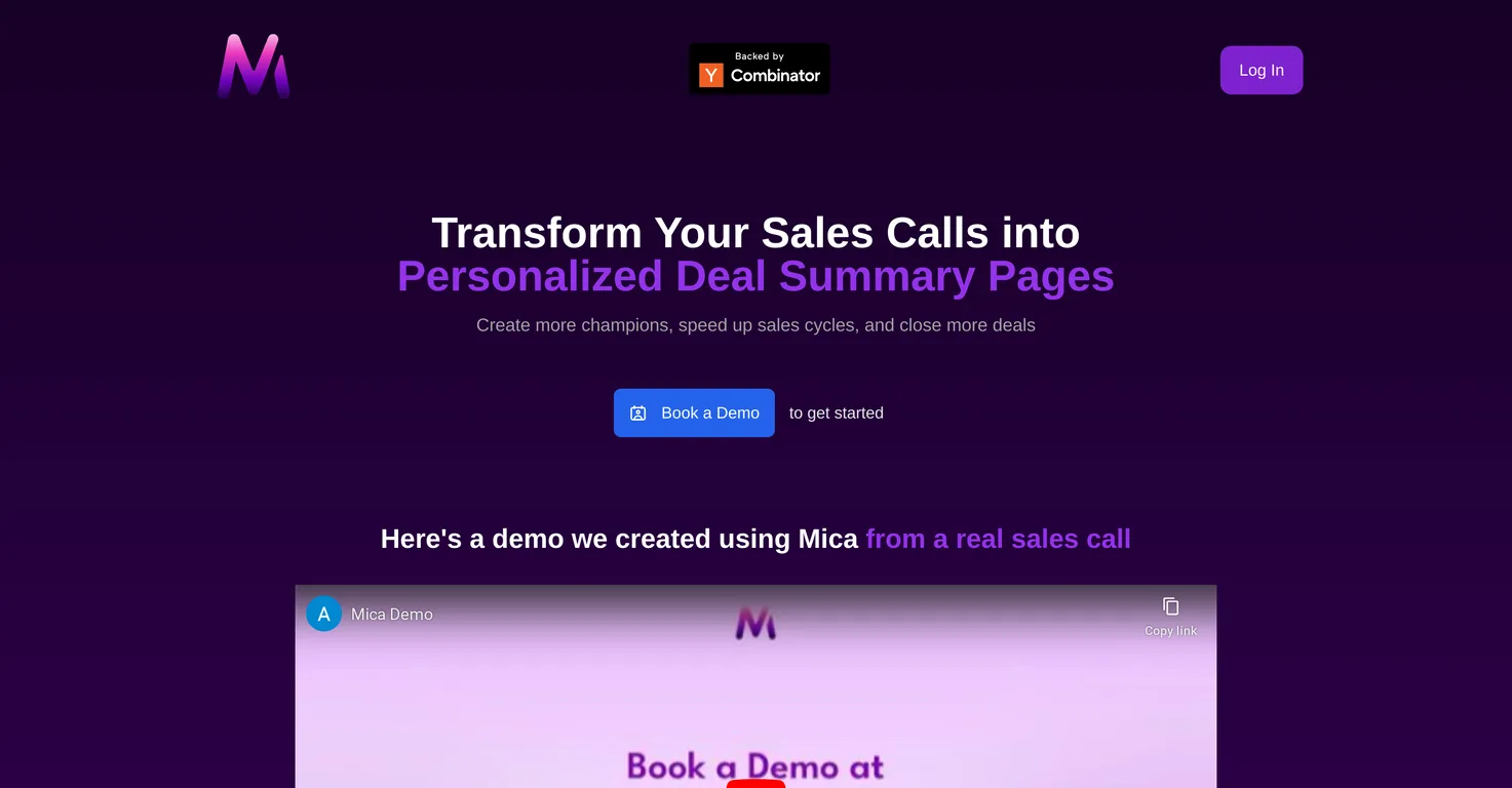 Mica AI screenshot