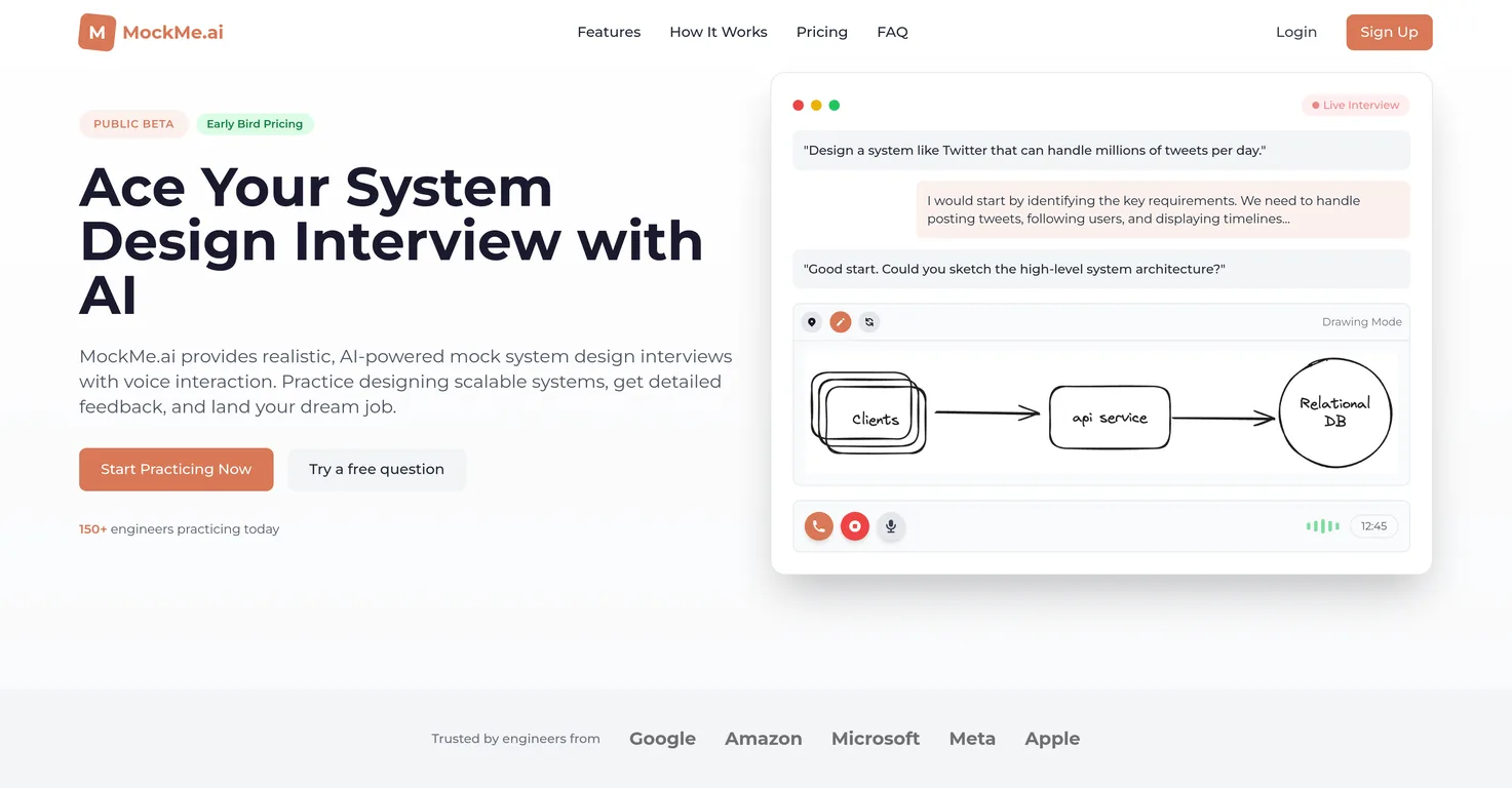 MockMe.ai screenshot