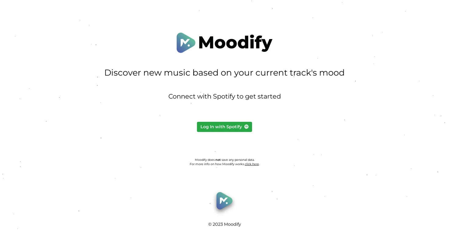 Moodify screenshot