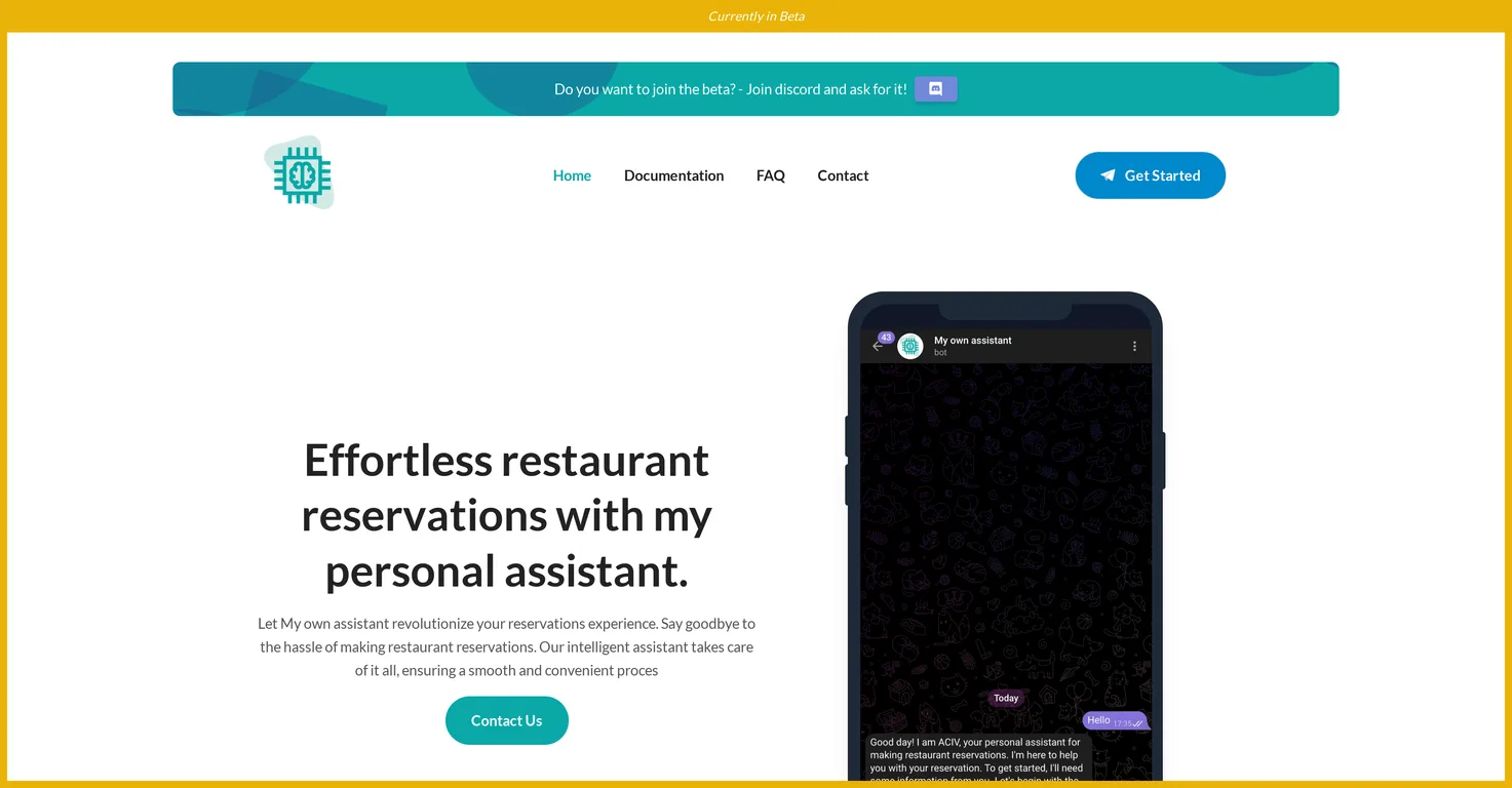 My Own Assistant screenshot