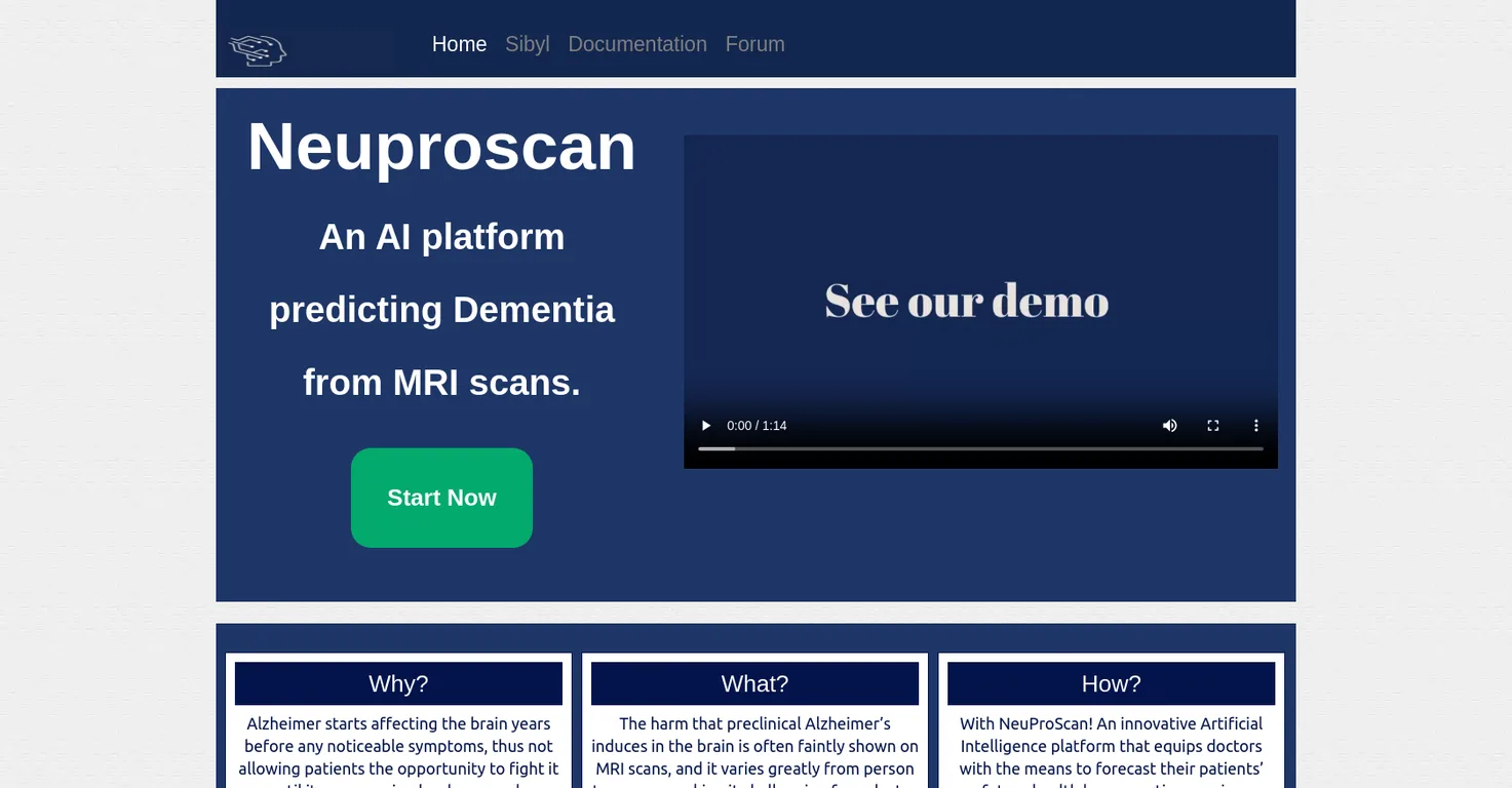 Neuproscan screenshot