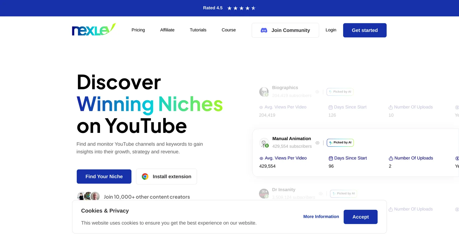 NexLev screenshot