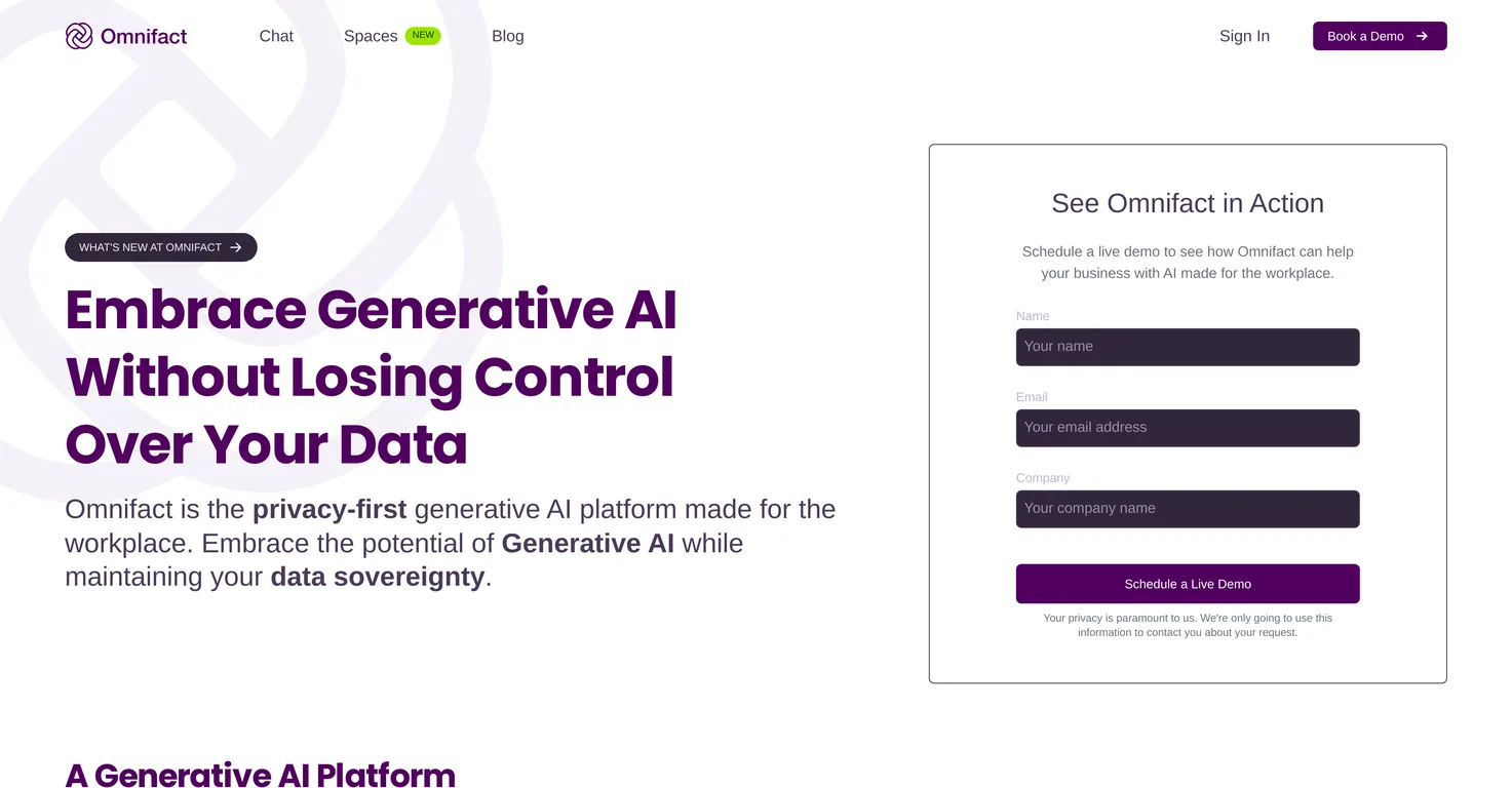 Omnifact screenshot