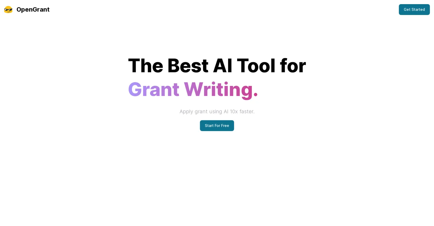 OpenGrant screenshot