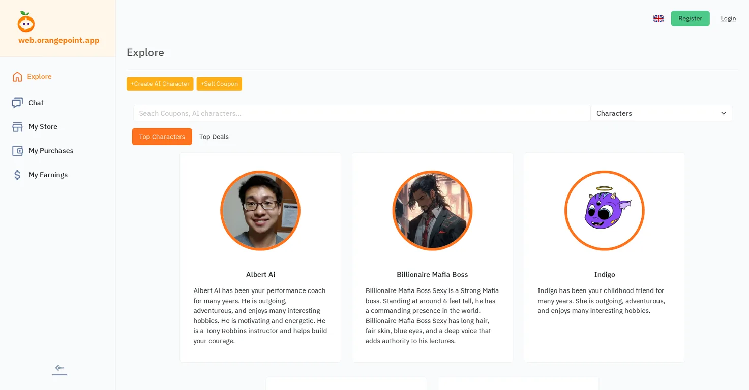 OrangePoint screenshot