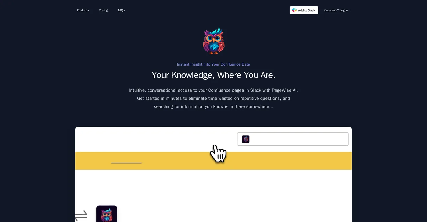 Pagewise screenshot