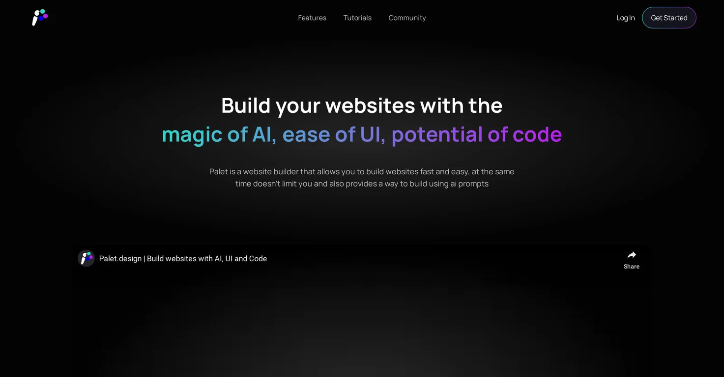 Palet Design screenshot
