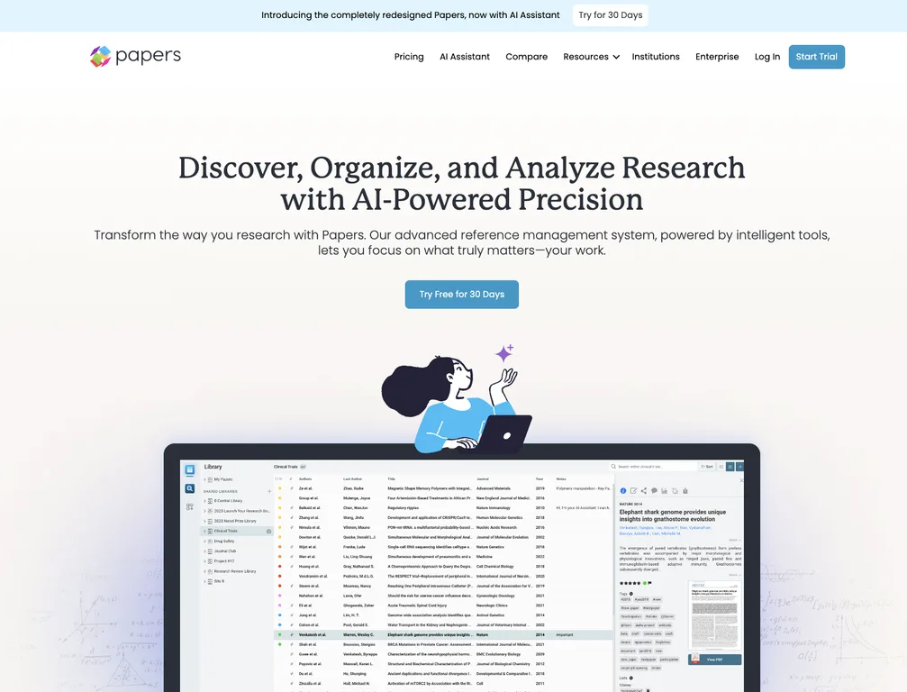 Papers screenshot