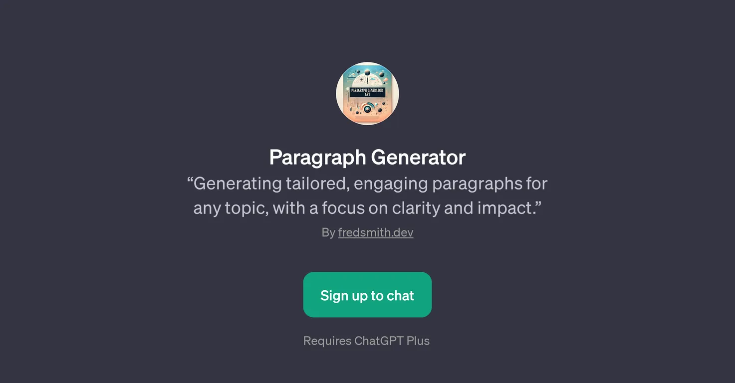 Paragraph Generator screenshot