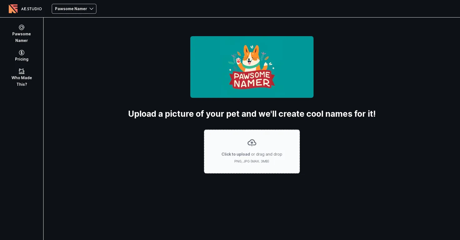 Pawsome Namer screenshot