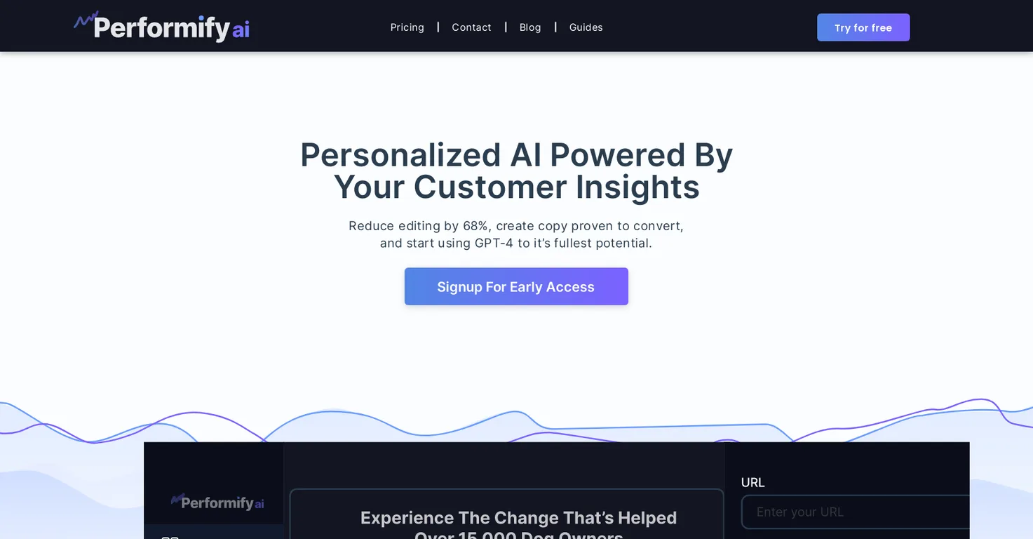 Performify screenshot