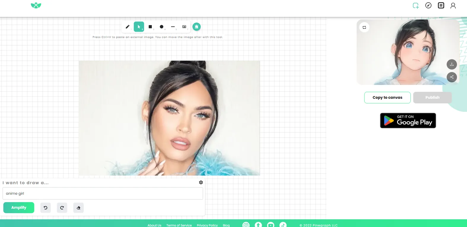Pinegraph screenshot