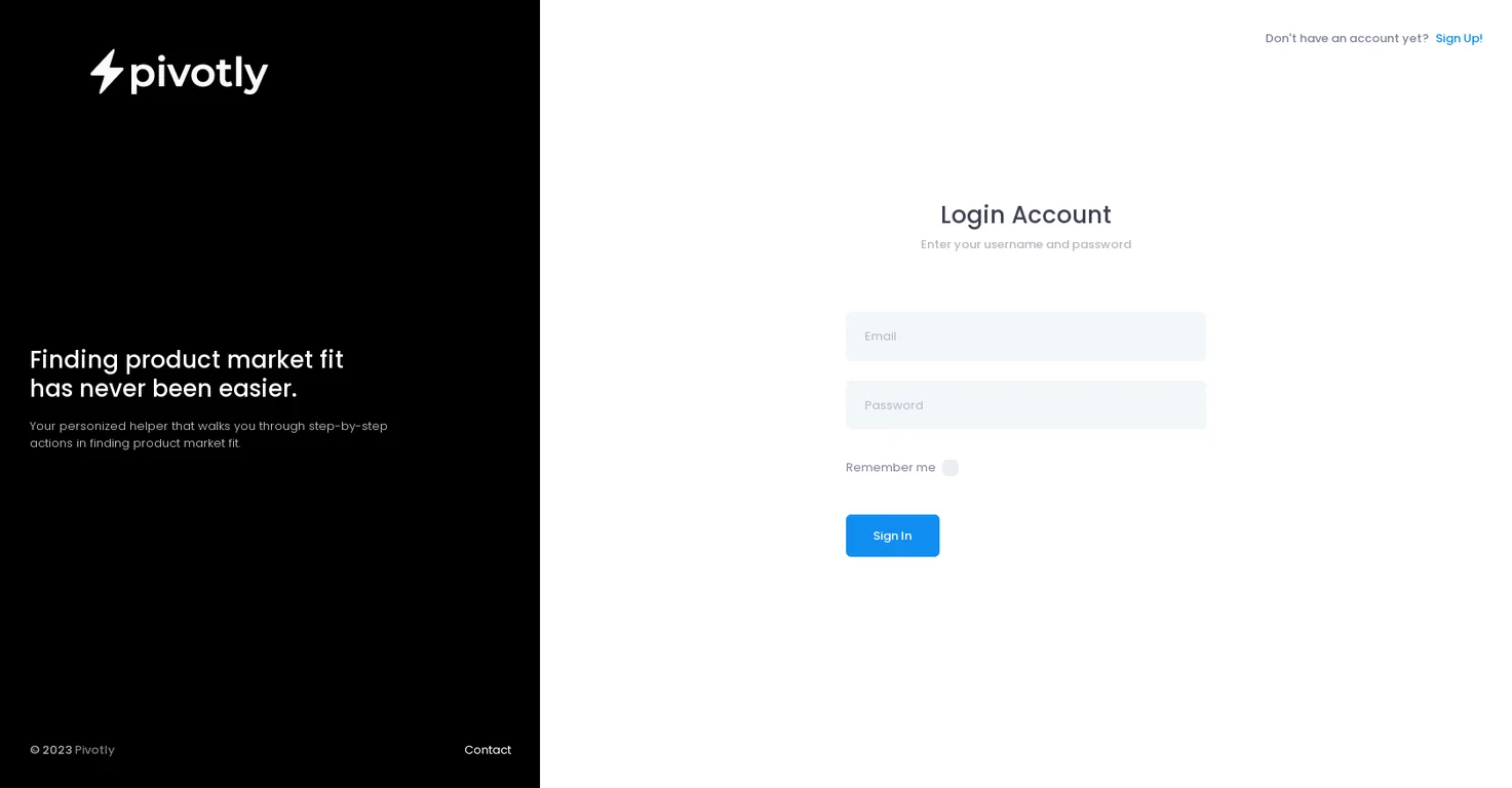 Pivotly screenshot