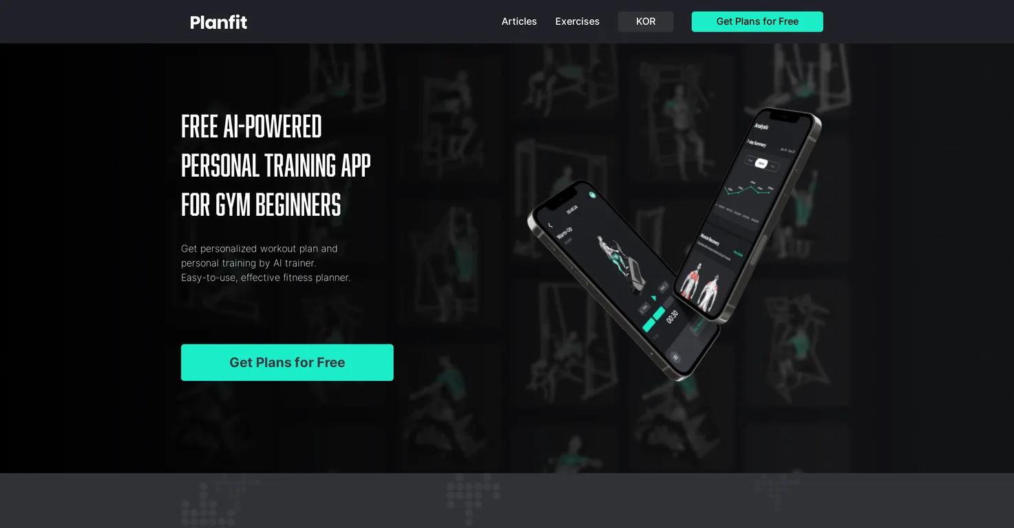 Planfit screenshot