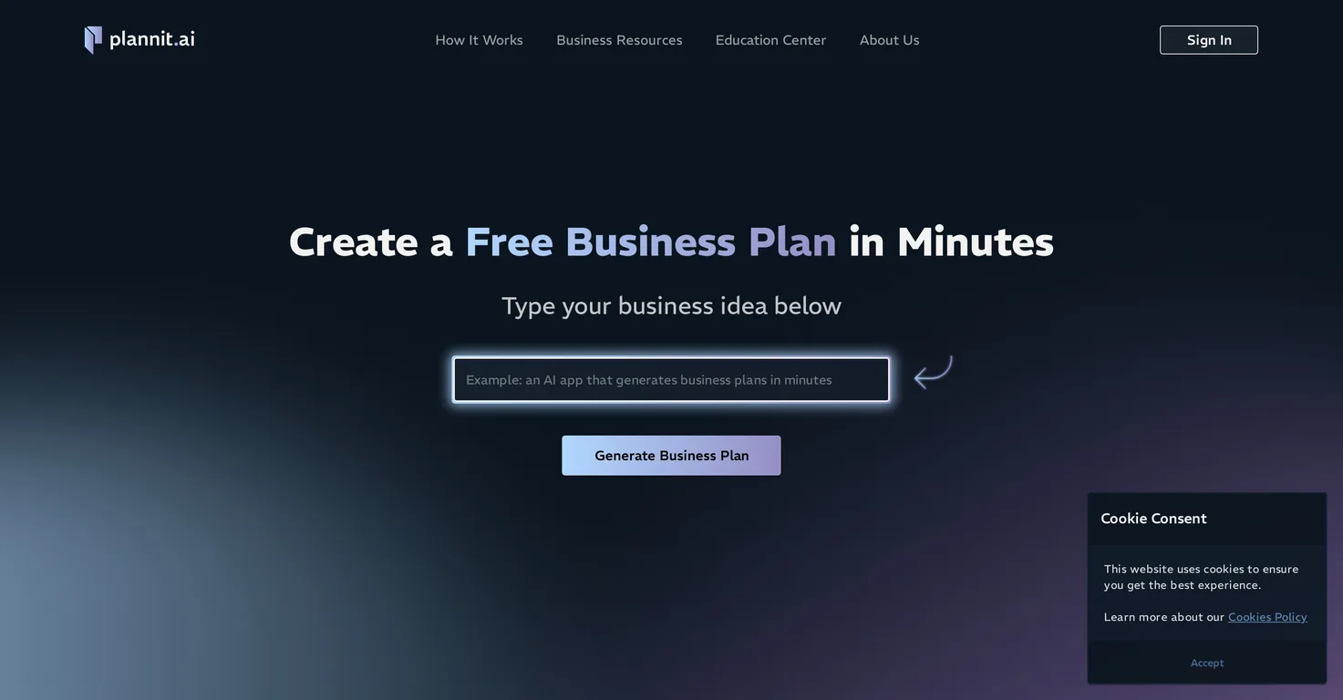 Plannit screenshot