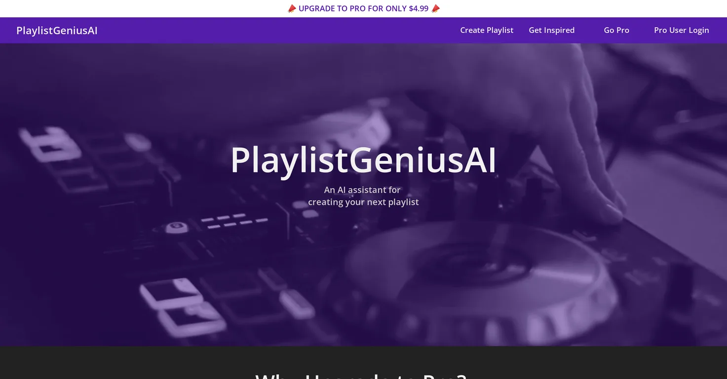 Playlist Genius screenshot
