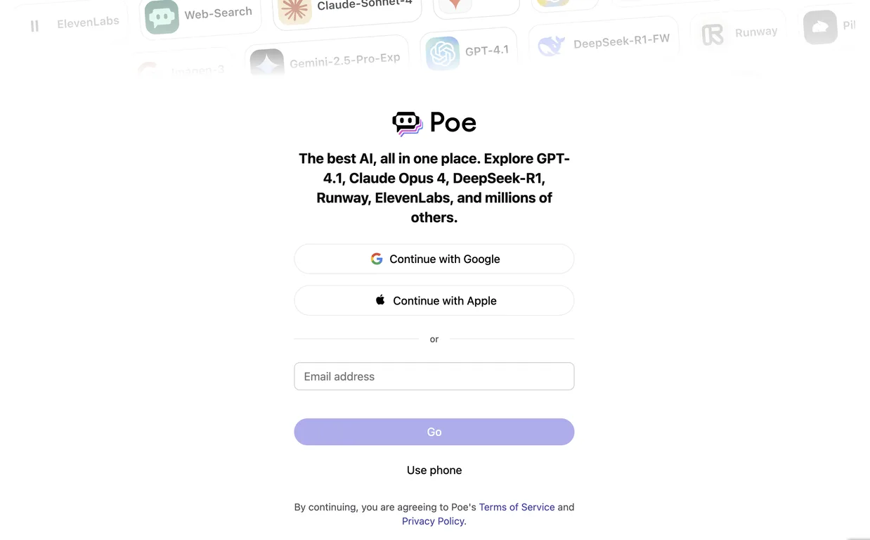Poe screenshot