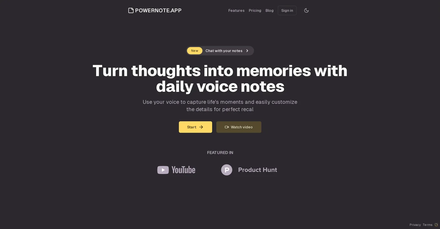 PowerNote.app screenshot