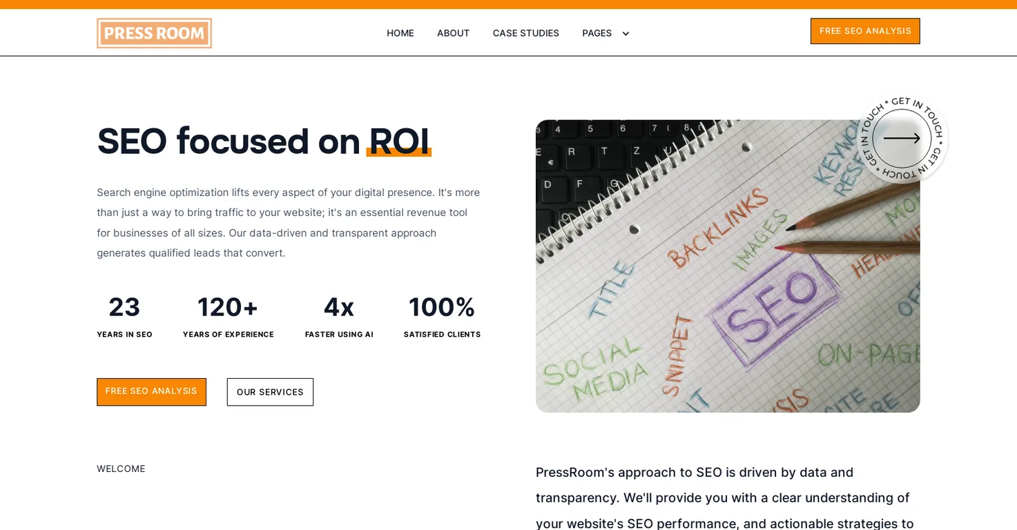 PressRoom screenshot