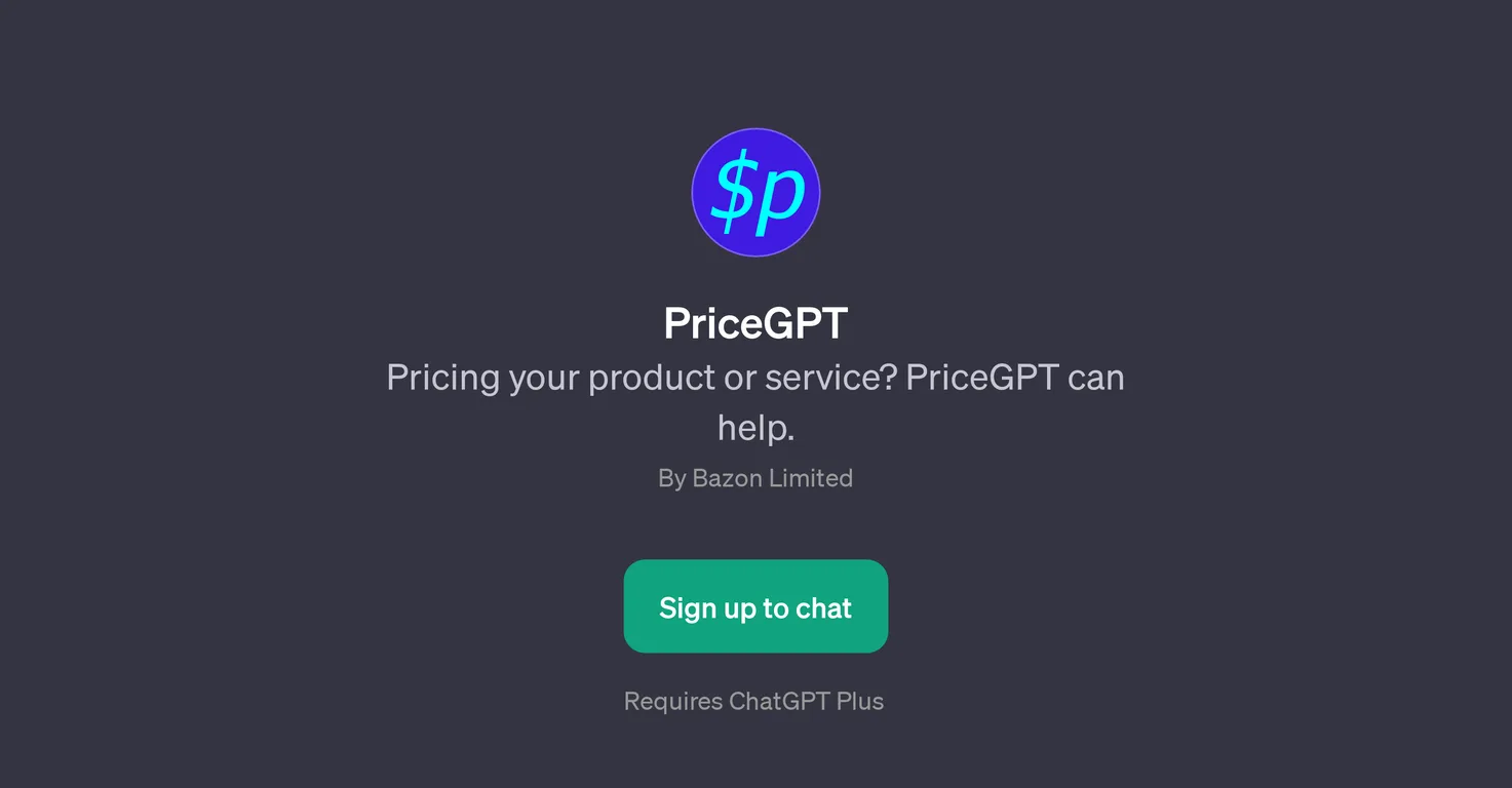 PriceGPT screenshot