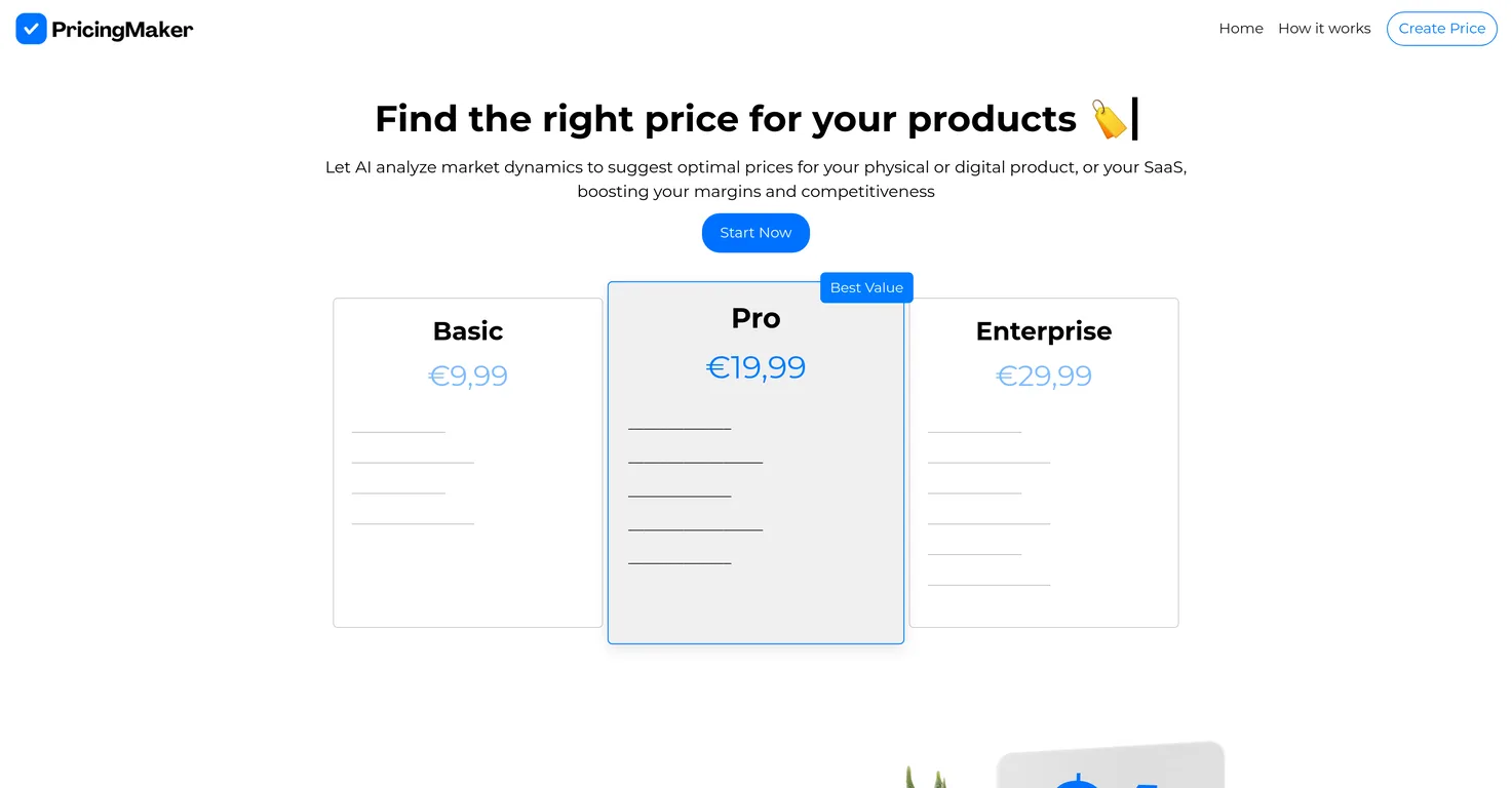 PricingMaker screenshot