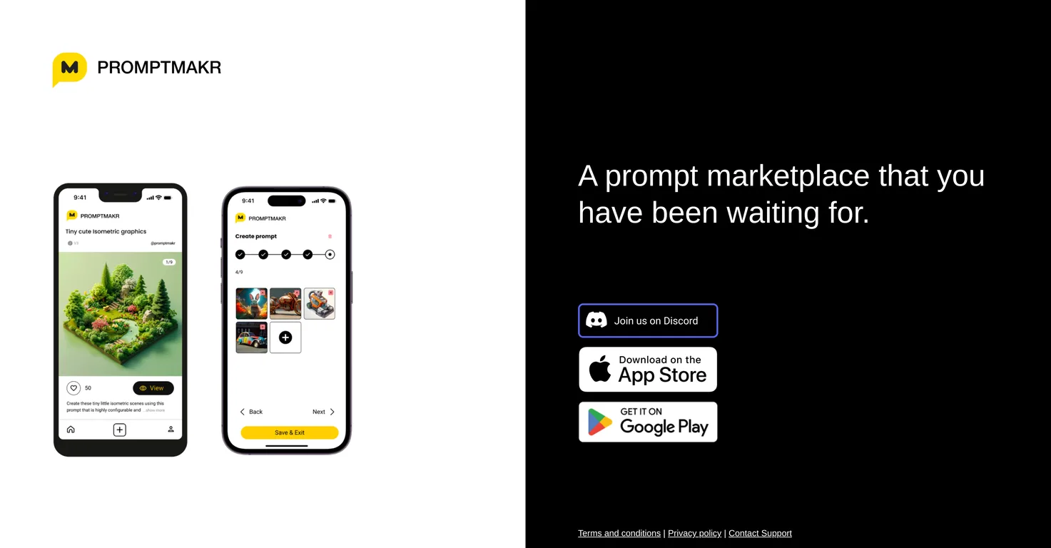 Promptmakr screenshot
