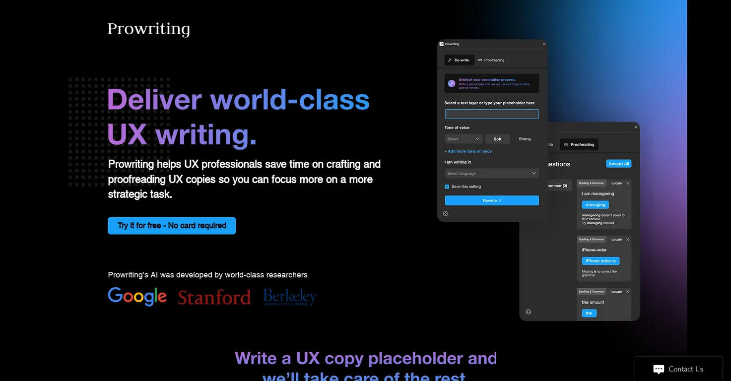 Prowriting screenshot