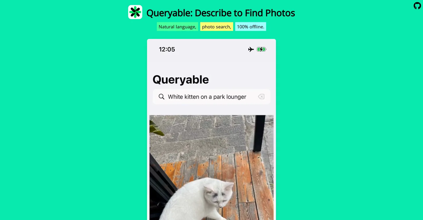 Queryable screenshot