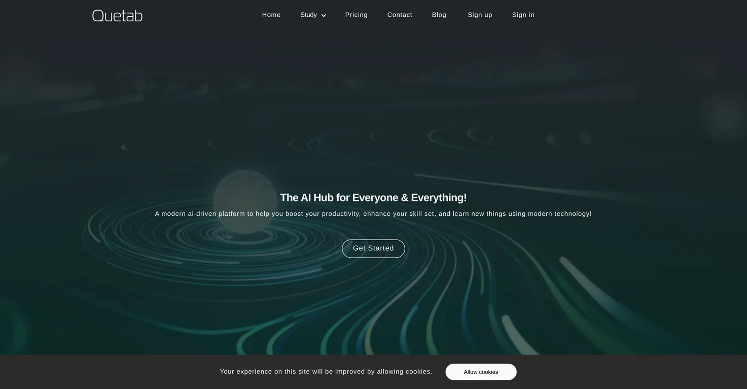 Quetab screenshot