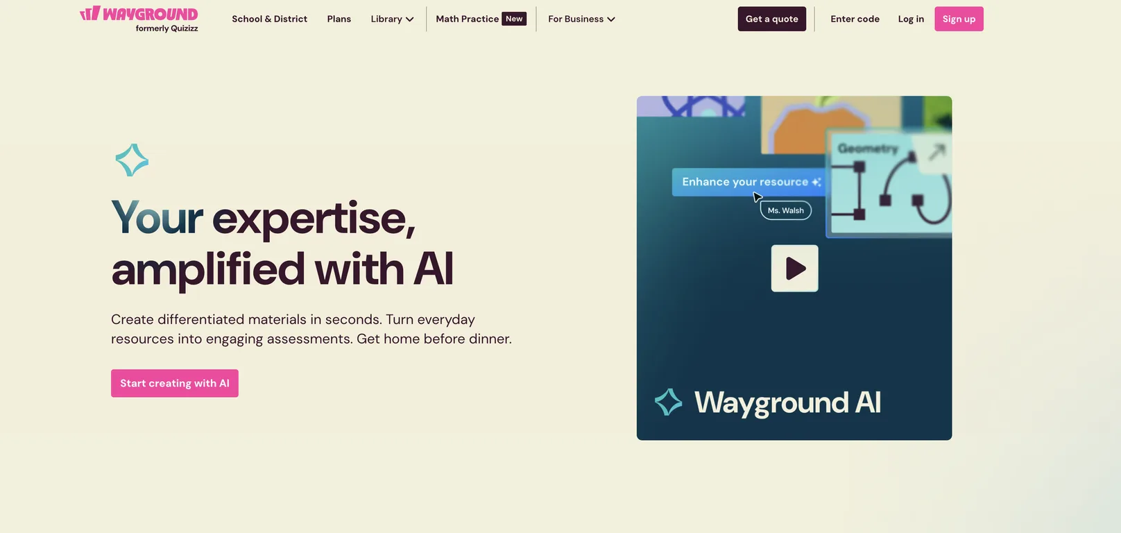 Quizizz AI screenshot