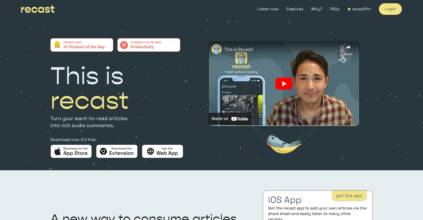 Recast screenshot
