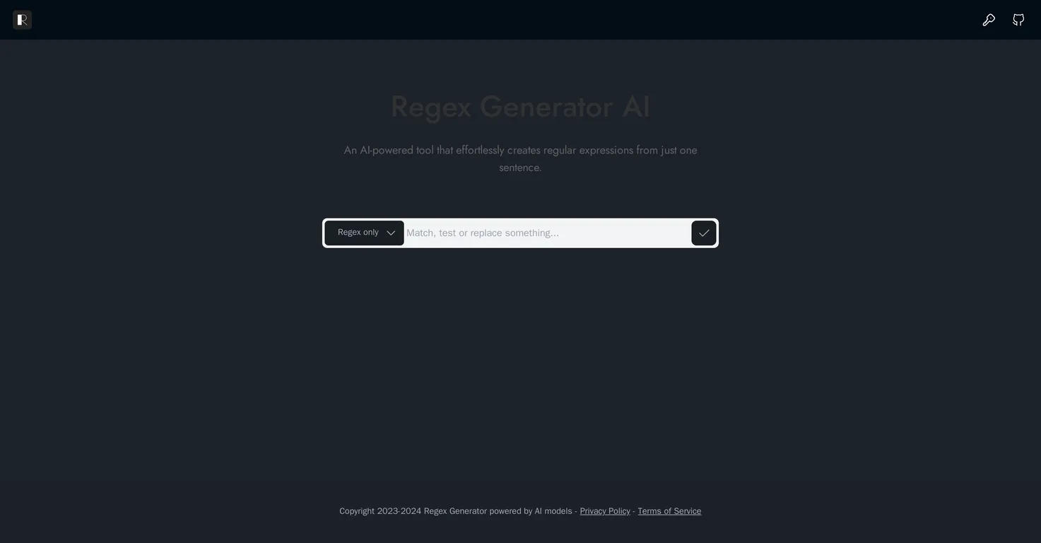 Regex Generator AI screenshot