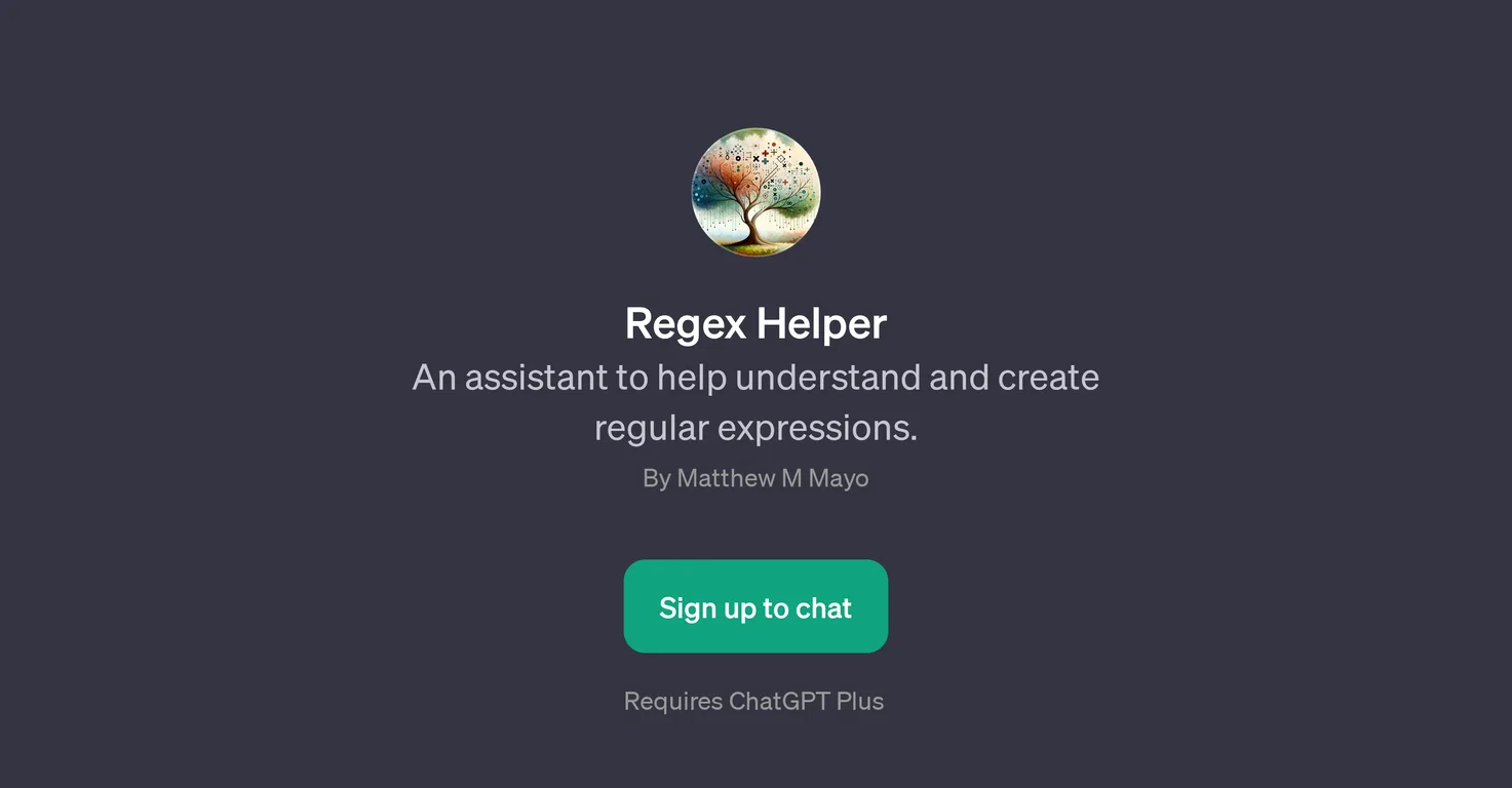 RegEx Helper screenshot