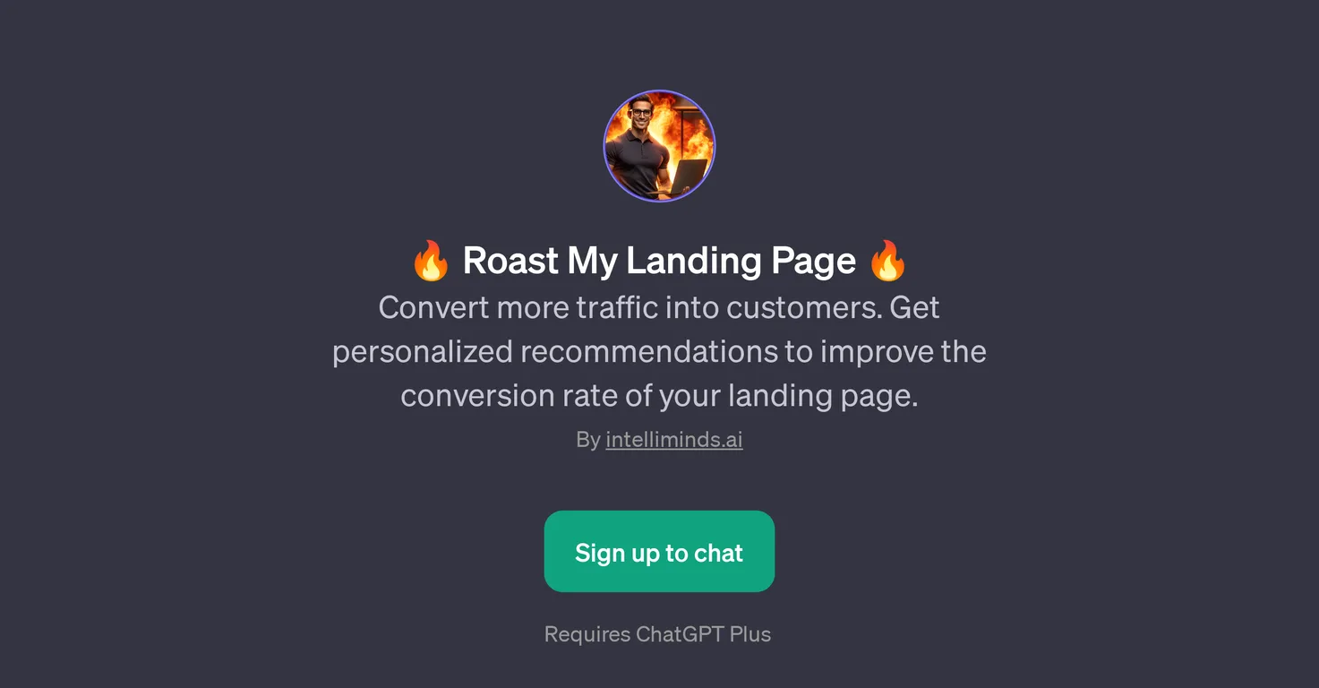 Roast My Landing Page screenshot