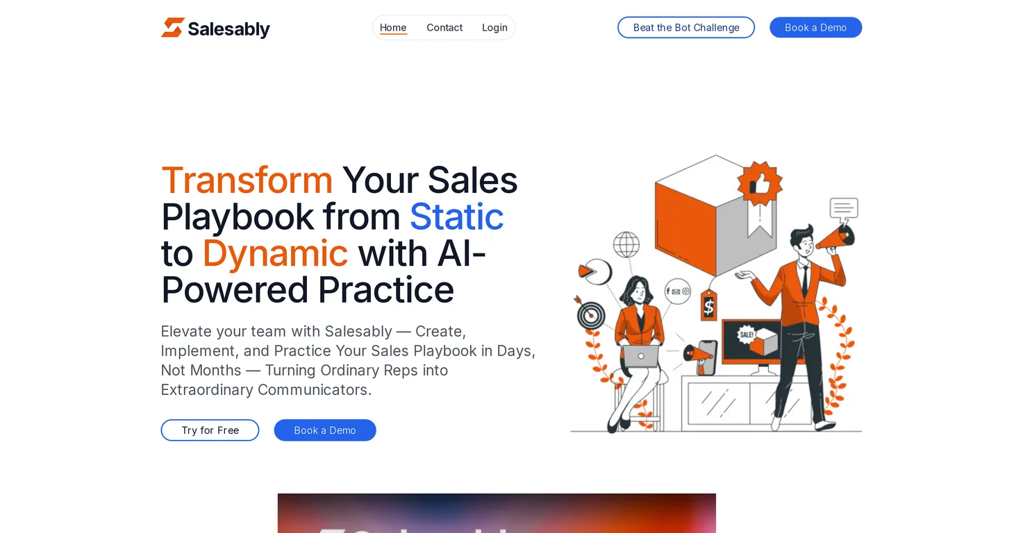 Salesably screenshot
