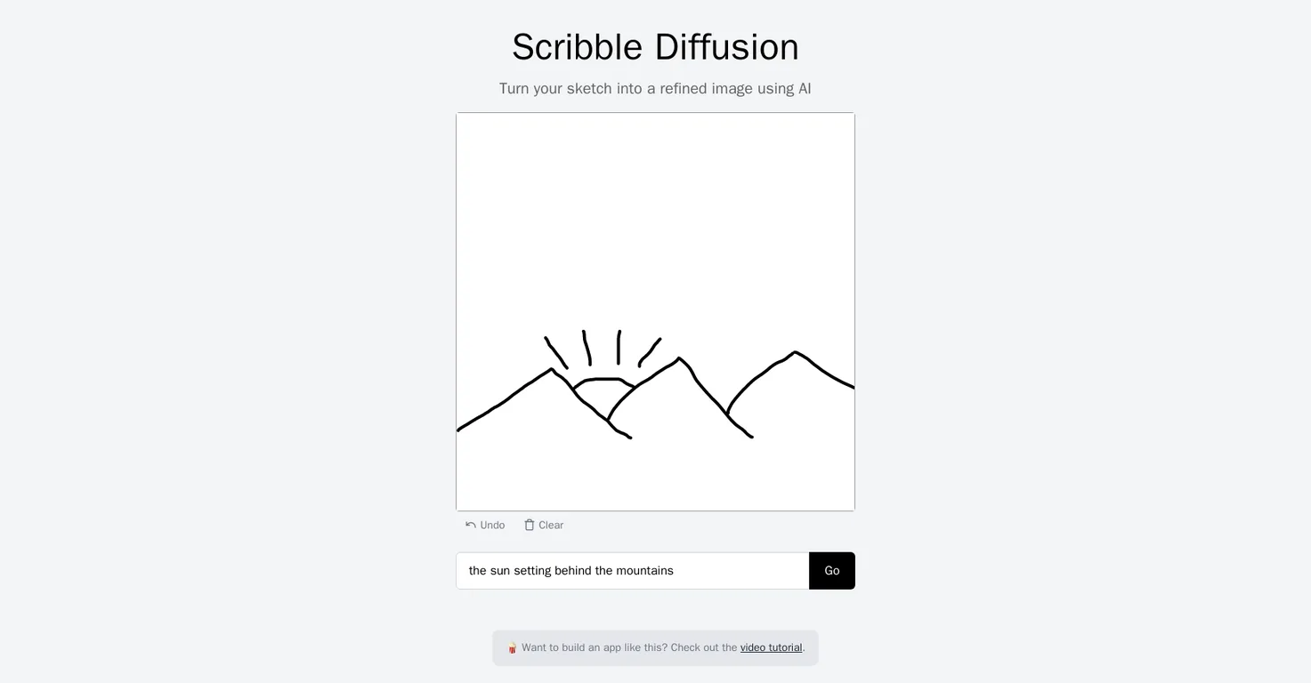 Scribble Diffusion screenshot