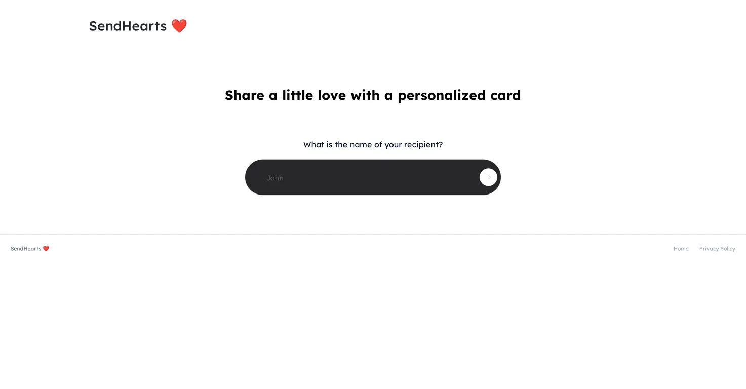 SendHeart screenshot