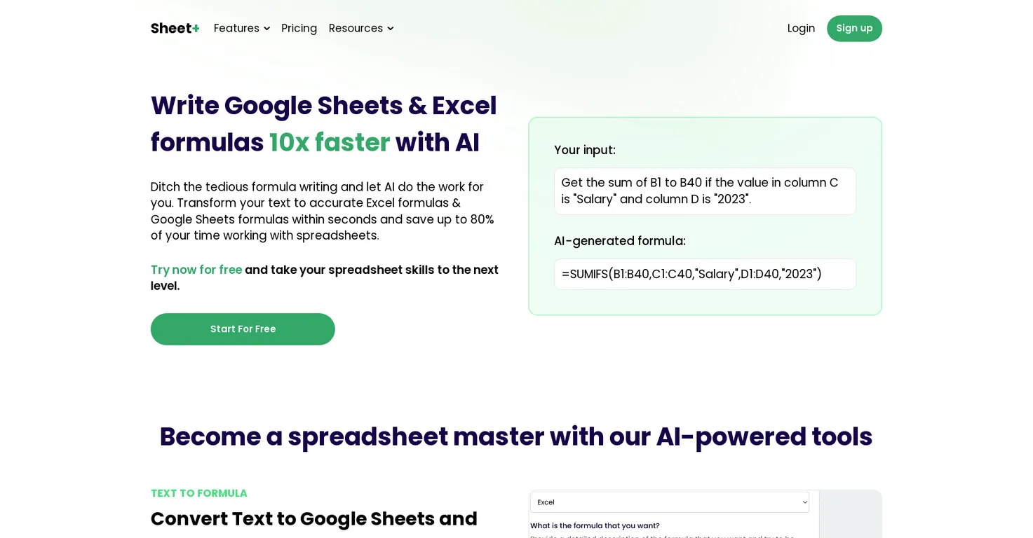 Sheet+ screenshot