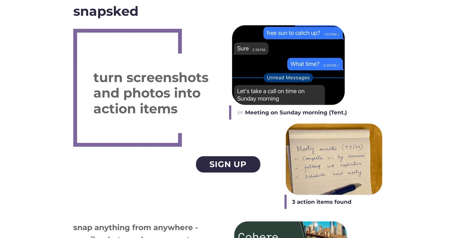 Snapsked screenshot