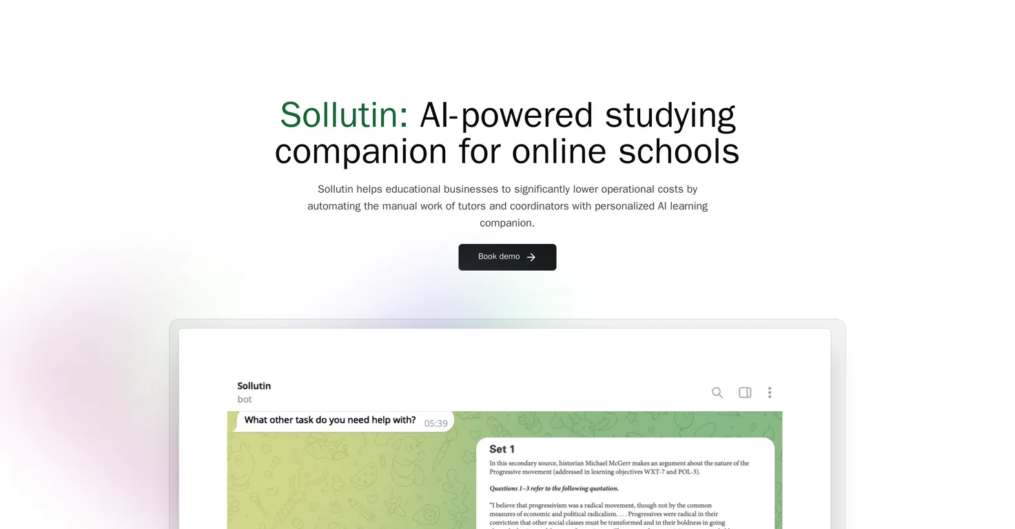Sollutin screenshot