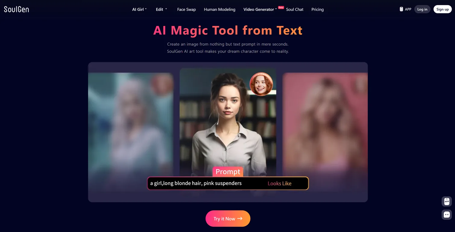 SoulGen screenshot