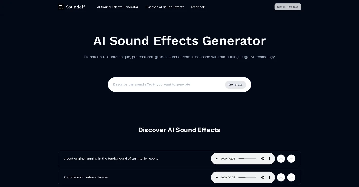 Soundeff screenshot