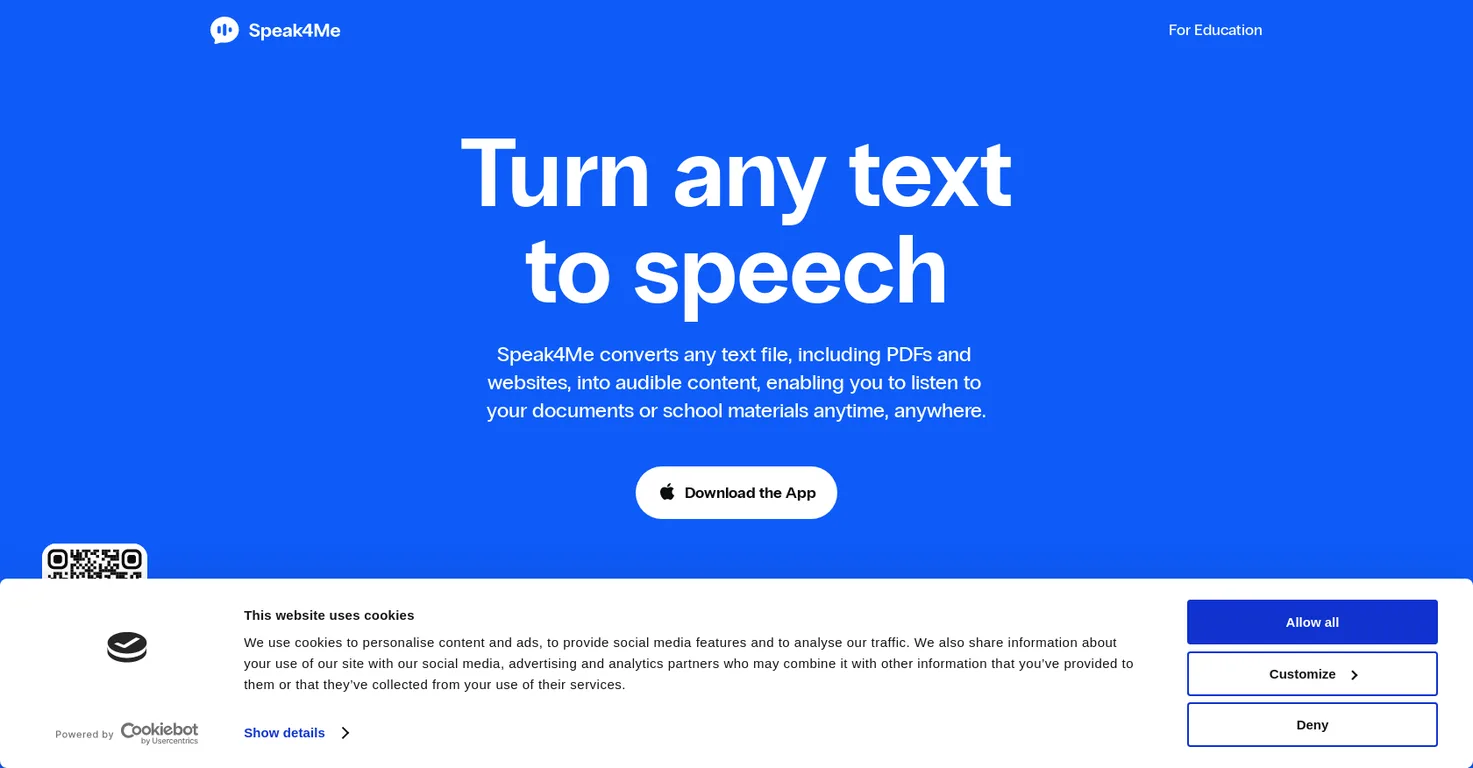 Speak4me screenshot