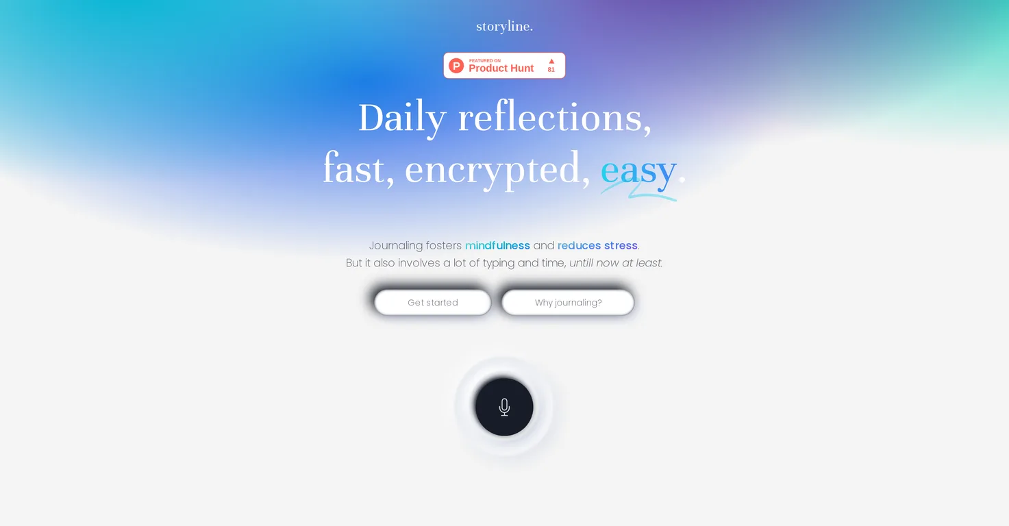 StorylineJournal screenshot